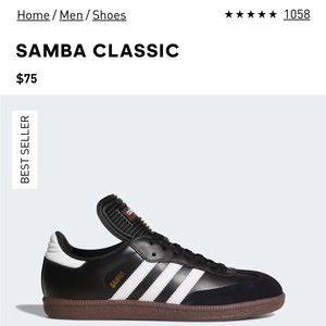 Adidas samba Men/Boy 8.5 never worn perfect condition